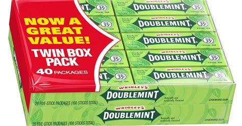 Wrigleys Doublemint Chewing Gum 100 Sticks Subscribe