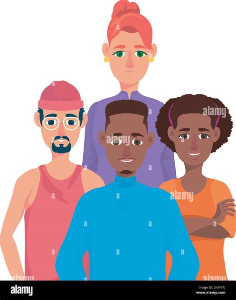 Diversity People Group Illustration Stock Vector Image And Art Alamy