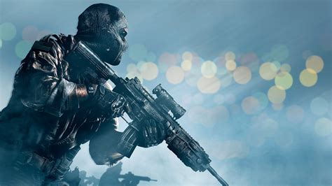 Full Hd Wallpaper Call Of Duty Ghosts Soldier Rifle Desktop