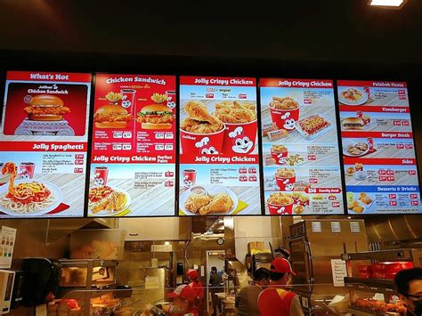 Menu At Jollibee Fast Food Vancouver 833 Granville St