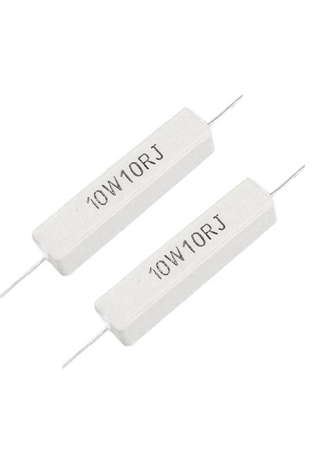 Wirewound Cement Resistor Ceramic 10w Horizontal 01ohm 100kohm Free