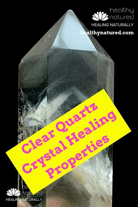 Healing With Clear Quartz Crystals Healing Energy Healing Reiki