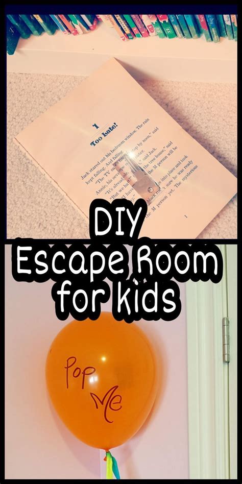 Find hidden object, clues and key to escape the room! DIY escape room for kids! I tried this at home with my ...