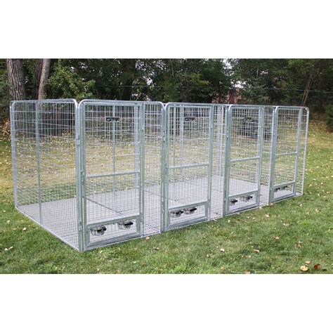 Youll Love The 4 Dog Galvanized Steel Yard Kennel At Wayfair Great