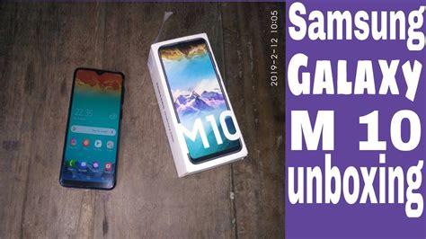 Samsung Galaxy M10 Quick Unboxingsamsung Galaxy M10 Unboxing Youtube