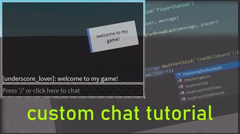 Tutorial | How to make a custom chat in Roblox - YouTube