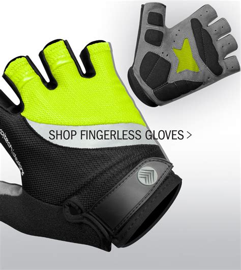 Padded Palm Cycling Gloves In Fingerless And Full Finger Styles