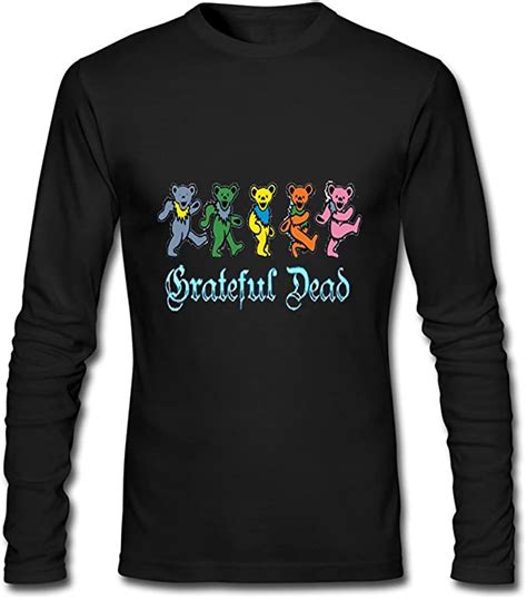 Grateful Dead Dancing Bears For 2016 Mens Printed Long Sleeve Tops T