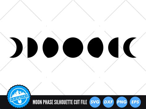 Materials Its Just A Phase Svg Moon Sign Svg Moon Child Svg Full Moon