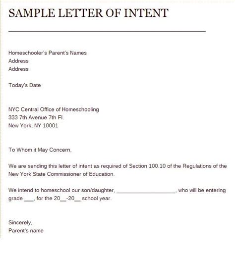 When applying for that scholarship or internship, a free templates for different styles of letter of recommendation for students are available for download, usually in microsoft word format.although. Cityschooling: SAMPLE LETTER OF INTENT | Letter of intent, Letter example, Intentions