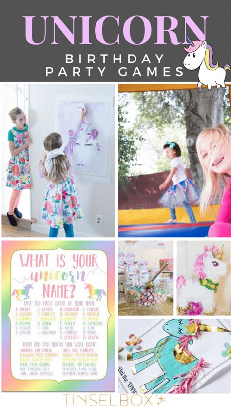 Unicorn Party Games That Are Fun And Easy Tinselbox