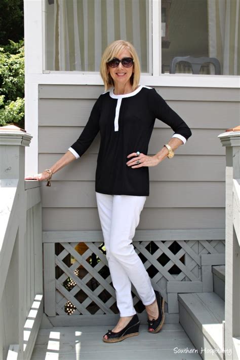 Fashion Over 50 Black And White Southern Hospitality