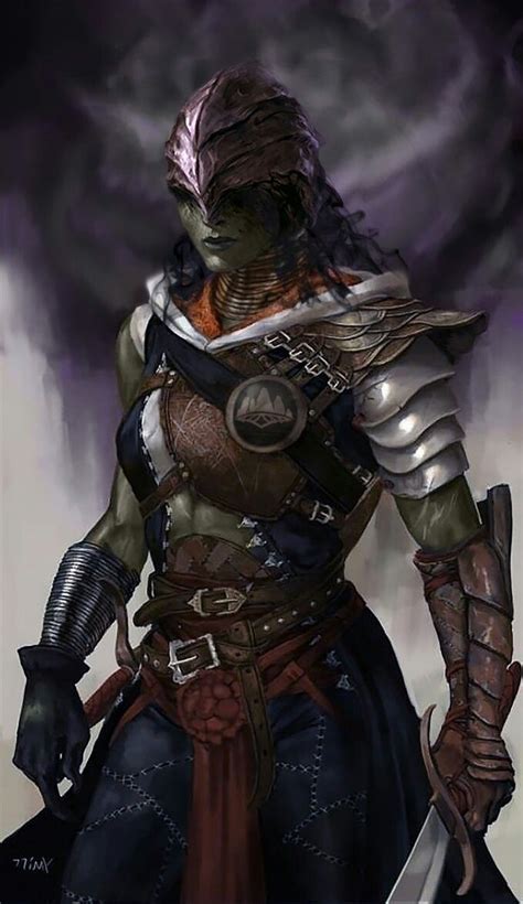 F Ranger Med Armor Helm Greatsword Fantasy Female Warrior Fantasy