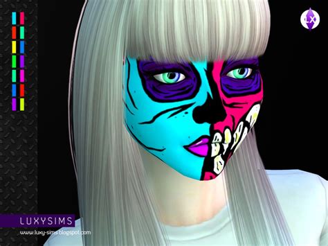 Sims 4 Ccs The Best Zombie Pop Makeup By Luxysims