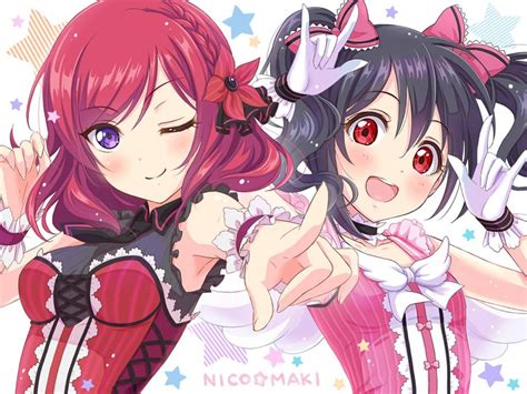 Maki And Nico Love Live Awwnime