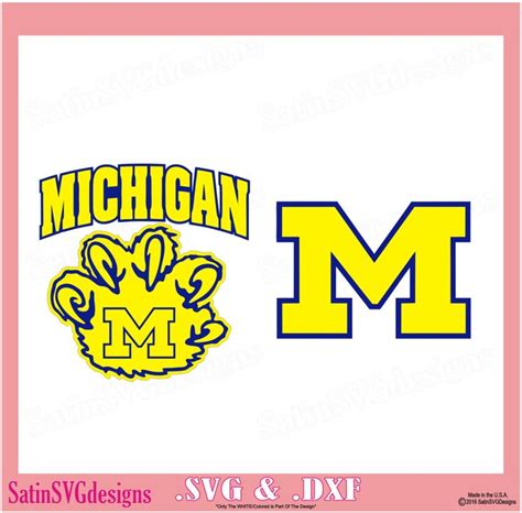 Michigan Wolverines Design Files Use Your Silhouette Studio Software
