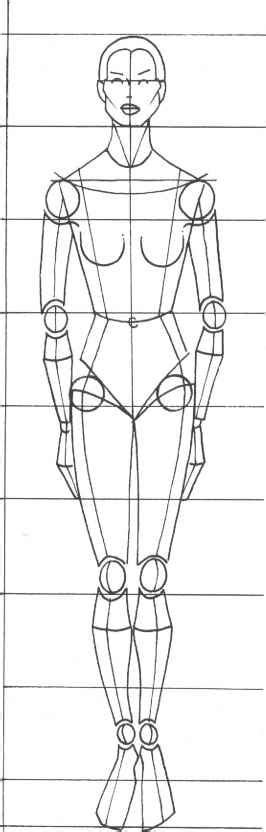 Rule Of Proportion The Human Body Fashion Design Figure Drawing
