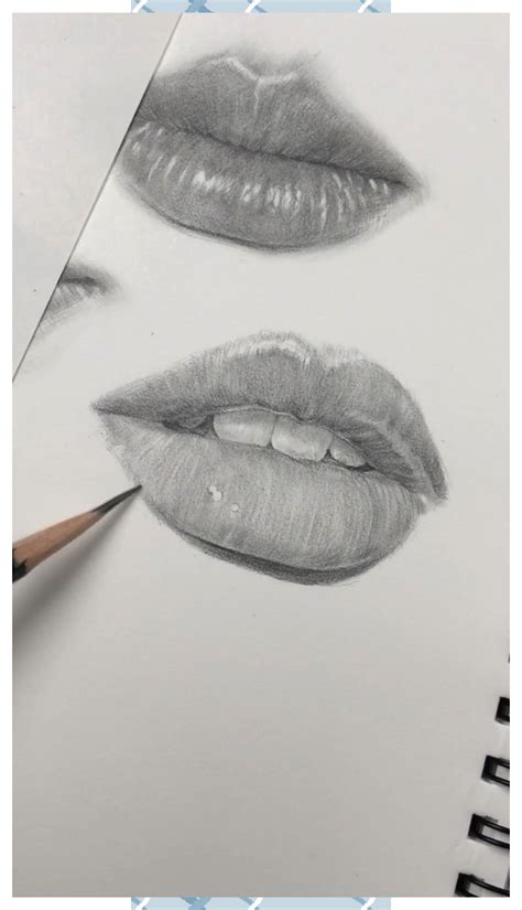 Drawing Lips By Nadia Coolrista Practicing Freehand Drawing Of Facial My Xxx Hot Girl