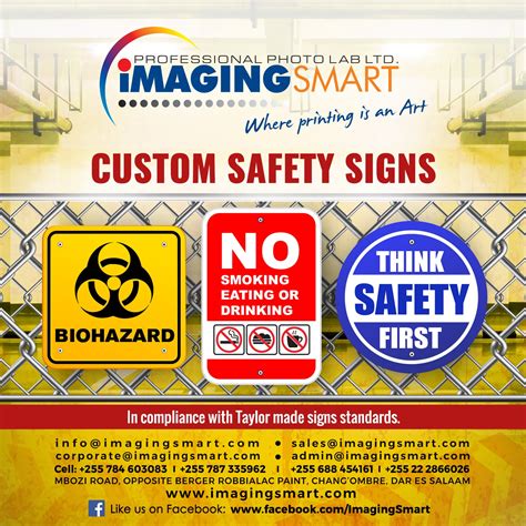 Custom Safety Signs Design Your Own Safety Message Qu