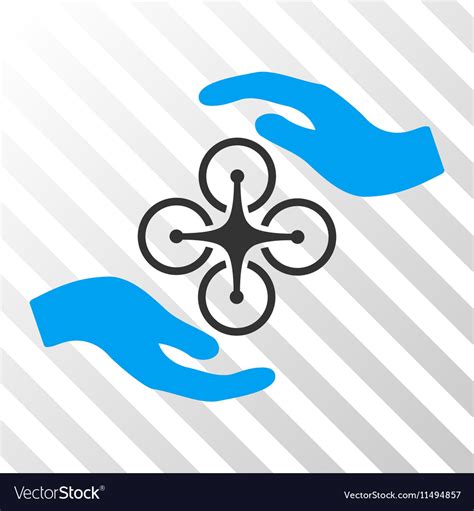 Air Copter Care Hands Eps Icon Royalty Free Vector Image