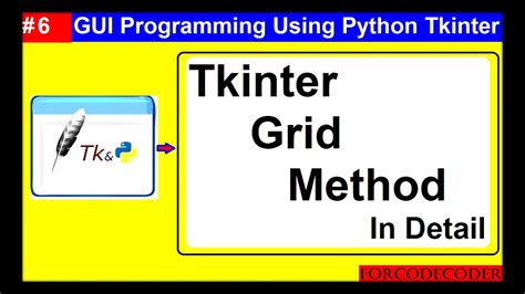 Tkinter Grid Method In Detail Gui Programming Using Python Tkinter 6