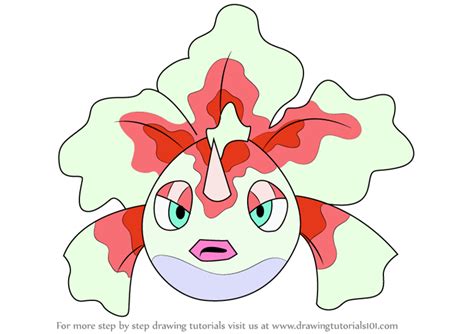 How To Draw Goldeen From Pokemon Pokemon Step By Step