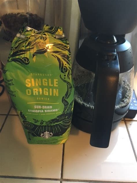 Coffee Lover Starbucks Single Origin Sun Dried Ethiopian Coffee