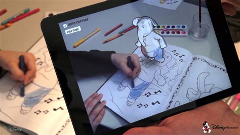 The flexibility of the software makes you feel like you are drawing by hand. Disney develops augmented reality app that turns coloured ...
