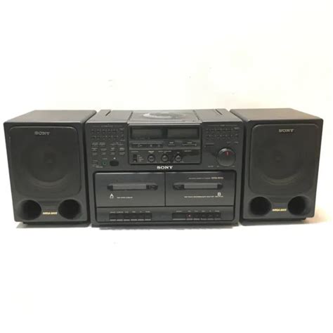 Vintage Classic Sony Cd Radio Cassette Corder Cfd Boombox Tested