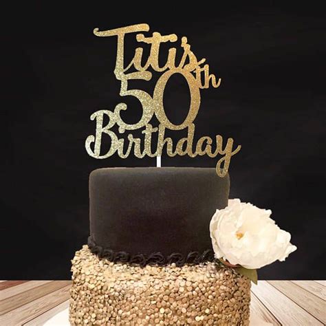 50th Birthday 50th Birthday Cake Topper 50th Birthday Etsy 50th