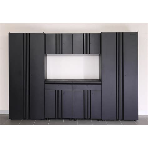 Our professional grade saber cabinets are a great addition to any shop at any level. Husky Welded 109 in. W x 75 in. H x 19 in. D Steel Garage ...