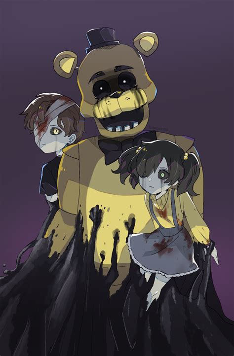 2 Souls In 1 Body By Himugatok On Deviantart In 2021 Fnaf Characters