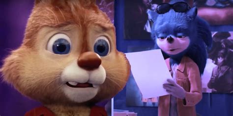 Chip N Dale Rescue Rangers Genius Ugly Sonic Cameo Explained