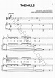 The Hills Piano Sheet Music | OnlinePianist