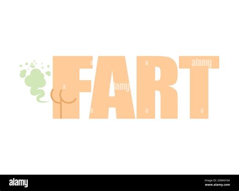 Fart Lettering Sign Farting Symbol Vector Illustration Stock Vector Image And Art Alamy