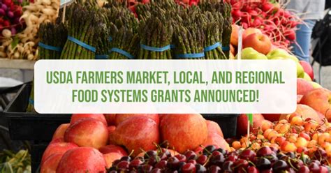 Usda Farmers Market Local And Regional Food Systems Grants Announced