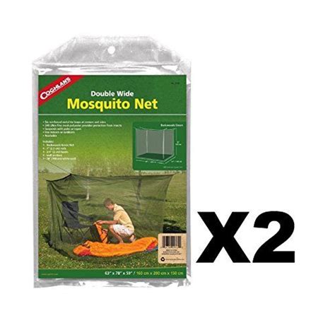 Coghlans Double Wide Mosquito Net Backwoods Green Mesh Bug Netting 2