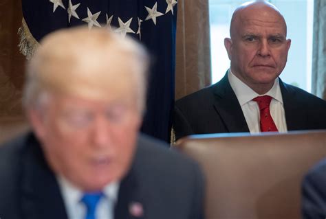Trump Lashes Out At National Security Adviser H R Mcmaster For Describing Evidence Of Russian