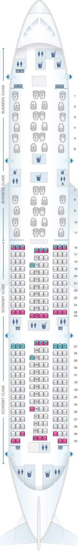 Qatar Airways Seating Chart 777 200lr Elcho Table