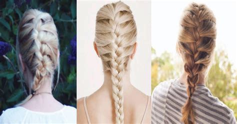Apply the reverse braiding technique for your pigtails. How To French Braid Your Own Hair For Beginners in 2020 | Easy hairstyles for medium hair ...