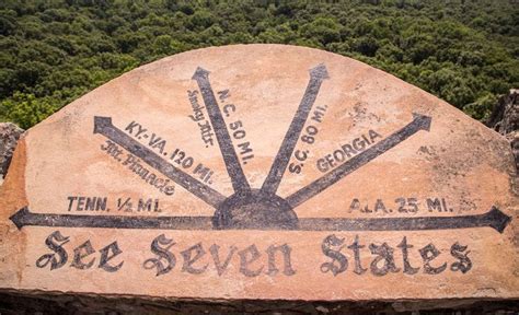 See Seven States On Lookout Mountain Four Corners Monument Lookout