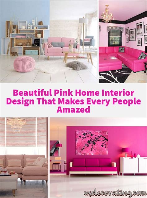18 Beautiful Pink Home Interior Design That Makes Every People Amazed