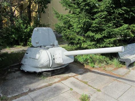 T 34 Tank Turret Of Armored Boats