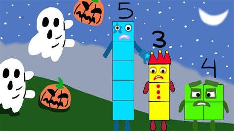 Drawing Numberblock Halloween Moments Youtube