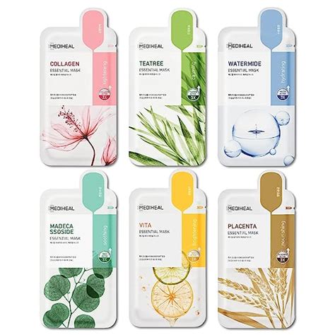 Mediheal Moisturizing Sheet Mask New Essential Hero 6 Pack