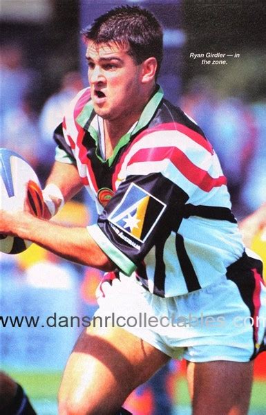 1997 Rugby League Week No 13 10 Years Of Alf Pin Up Trindall