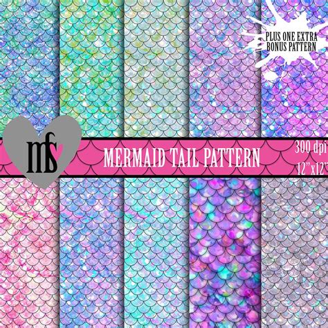 Find & download the most popular mermaid scales vectors on freepik free for commercial use high quality images made for creative projects Mermaid Tail Scales Pattern Paper - Digital ClipArt Clip ...