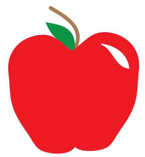 Red Apple Clipart Free Images Wikiclipart