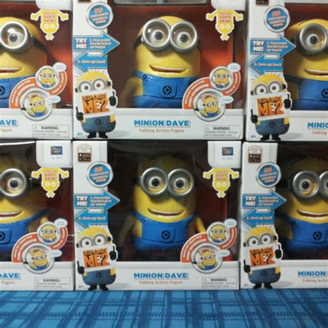 Authentic Thinkway Despicable Me 2 Action Figure Talking Minion Dave