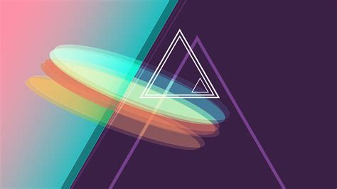 Download 1280x720 Wallpaper Geometric Abstract Triangles